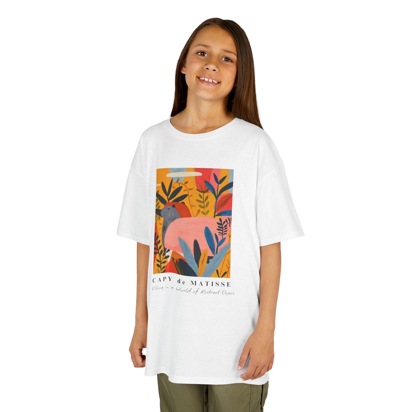 CAPY de MATISSE II Capybara Kid T-shirt (Family matching outfit)