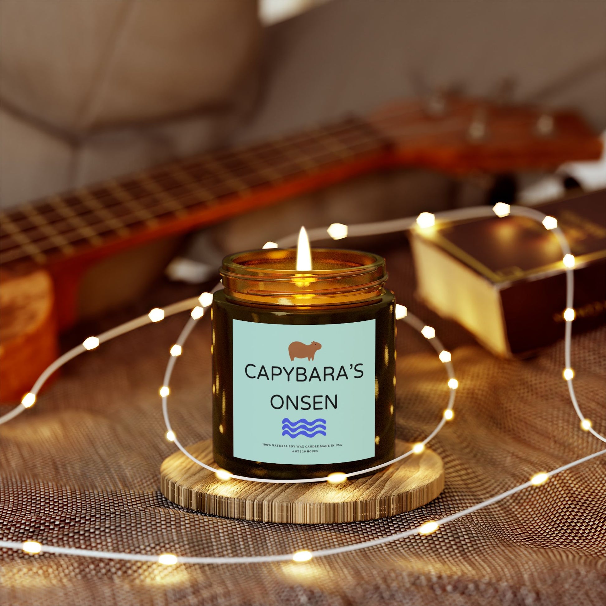 Indulge in tranquillity with Capybara’s Onsen Candle! Each candle is scented with Midnight Blackberry, Lavender, Fraser Fir, Cinnamon Chai, Cashmere Musk, Beachwood, Mango Coconut, and Vanilla Bean fragrances, offering up to 20 hours of burn time. Made with natural Coconut Apricot Wax in the USA, eco-friendly and non-toxic.