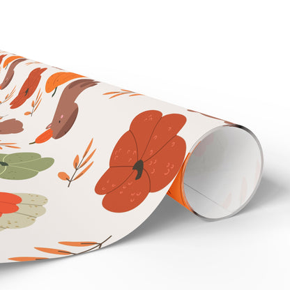 Capybara Pumpkin Wrapping Paper, Spooky Season Wrap, Cute Halloween Gift Wrap for Capybara Lovers, Fall Decorating, Party Supplies, Trick or Treat