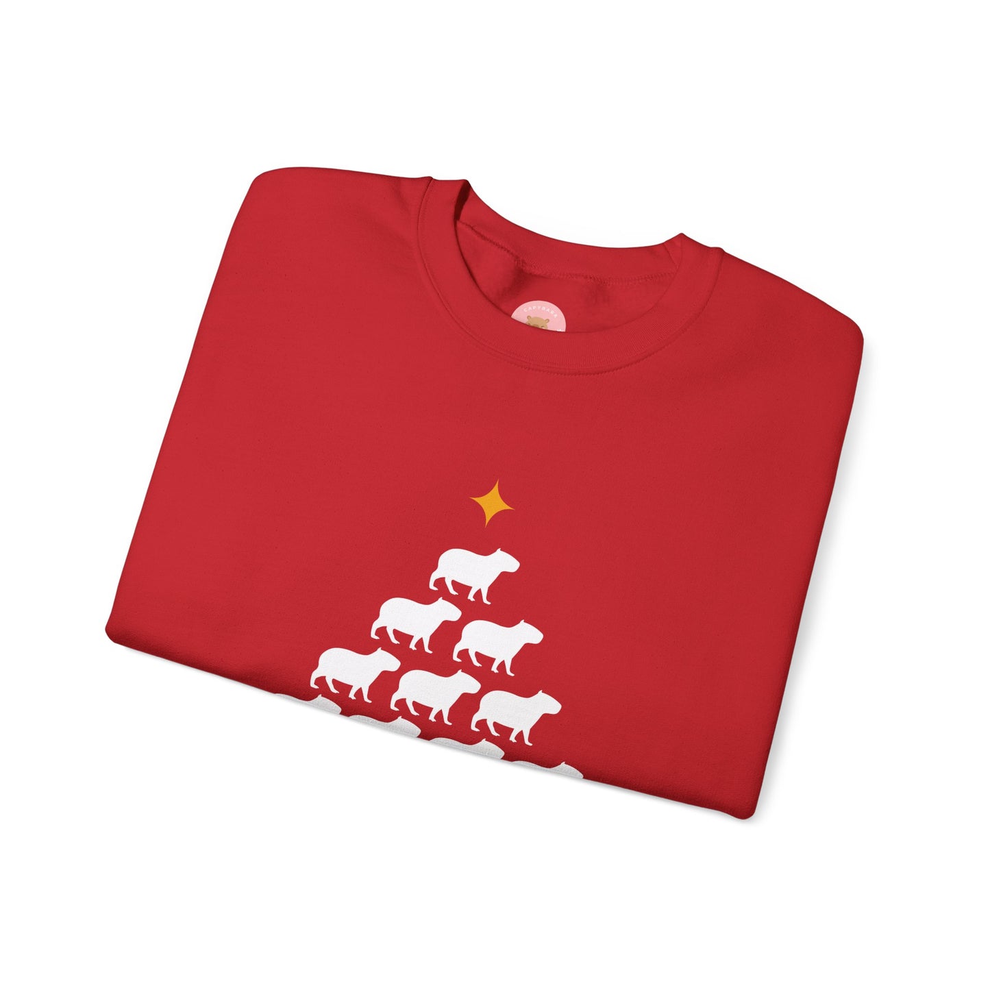 Crewneck Sweatshirt Capybara Christmas Cappy Christmas Funny