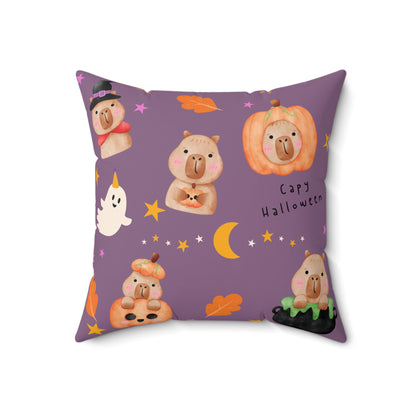 Capy Halloween Pillow, Stylish Decorative Cushion, Cozy Living Room Throw Pillow, Cute Cuddle Cushion, Whimsical Eye-catching Cushion