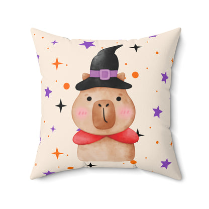Capybara Halloween Pillow, Stylish Decorative Cushion, Cozy Living Room Throw Pillow, Cuddle Cushion, Whimsical Eye-catching Cushion