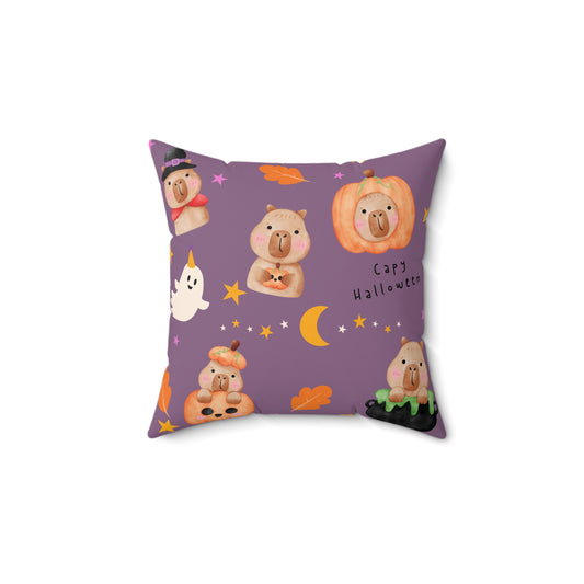 Capy Halloween Pillow, Stylish Decorative Cushion, Cozy Living Room Throw Pillow, Cute Cuddle Cushion, Whimsical Eye-catching Cushion