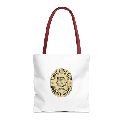 Capybara Tote Bag - Always Chill Club Honored Member Design