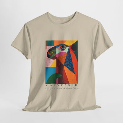 CAPYCASSO- Abstract Picasso Inspired Capybara T-shirt