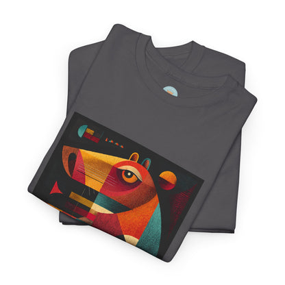 Capybastet Capybara T-Shirt – Goddess of Calm and Watchfulness Tee – Funny Mythical Animal Shirt – Chill Aesthetic Graphic Tee