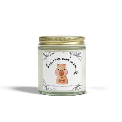 Boo-tiful Capy Glow Candle – Cute Halloween Capybara Scented Candle Gift