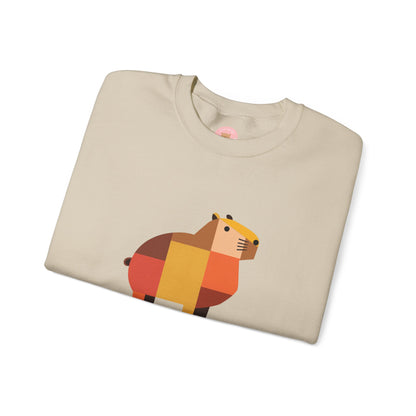 Capy de Cubisme  - Cubisme Style Capybara Sweatshirt