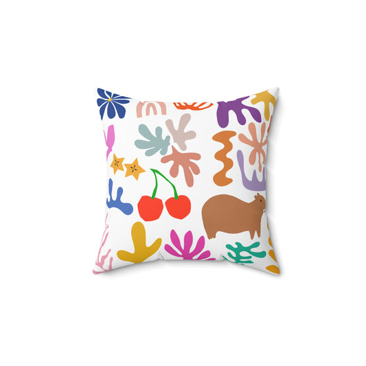 Matisse Capybara Square Pillow
