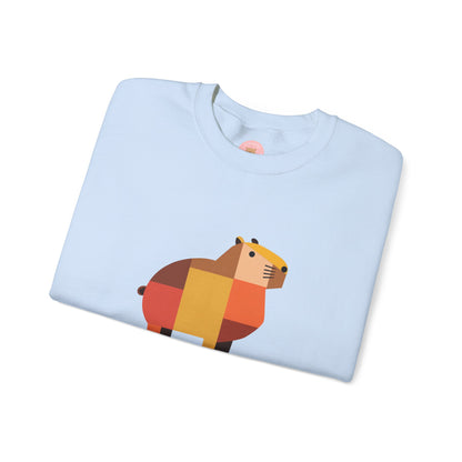 Capy de Cubisme  - Cubisme Style Capybara Sweatshirt