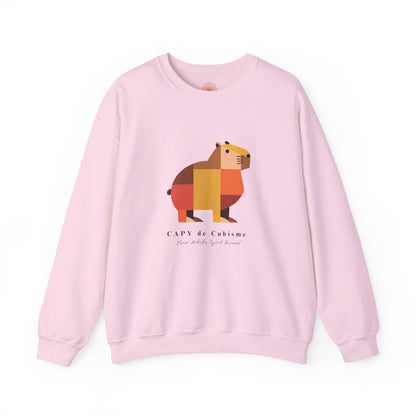 Capy de Cubisme  - Cubisme Style Capybara Sweatshirt