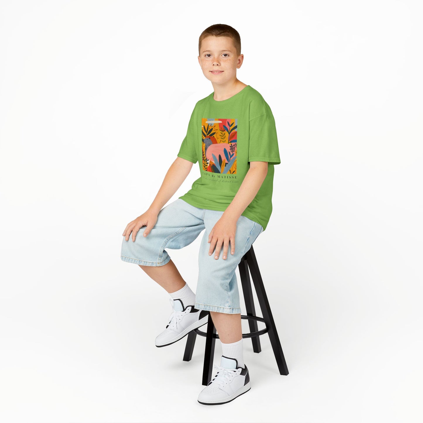 CAPY de MATISSE II Capybara Kid T-shirt (Family matching outfit)