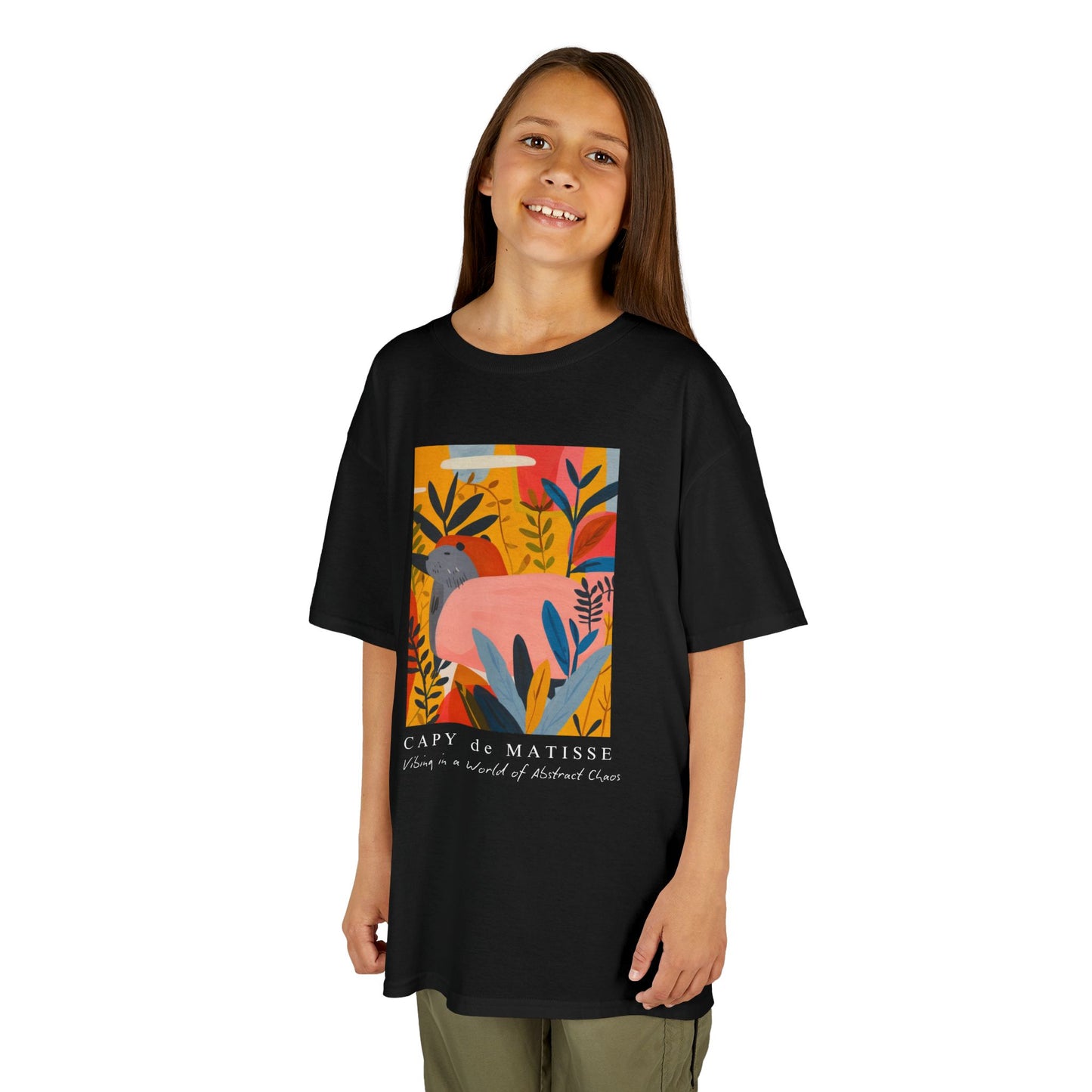CAPY de MATISSE II Capybara Kid T-shirt (Family matching outfit)