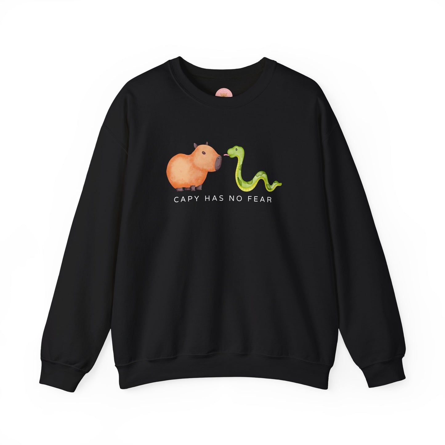 Capy has no fear Capybara Sweatshirt- Celebrate the Year of the Snake!