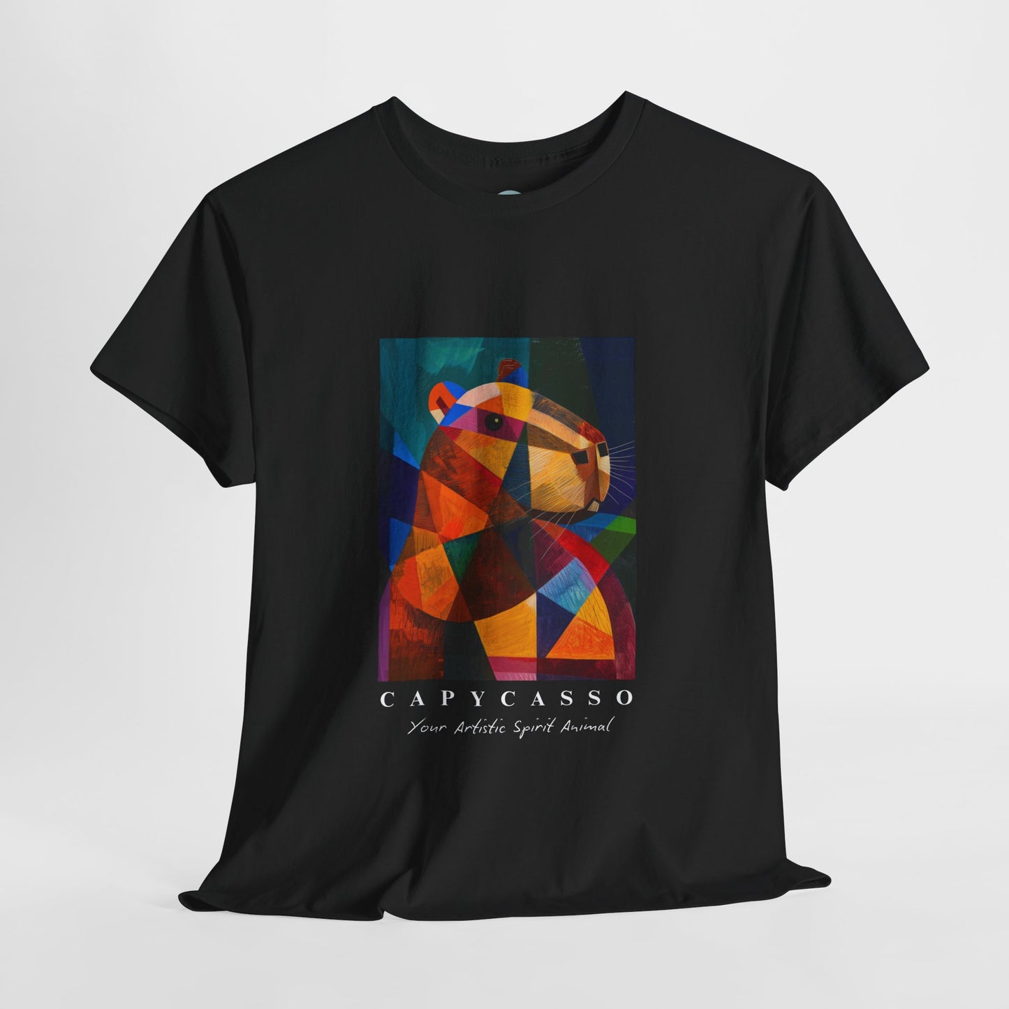 CAPYCASSO II - Abstract Picasso Inspired Capybara T-shirt