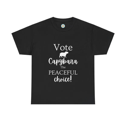 Vote Capybara the peaceful choice! - Unisex T-Shirt
