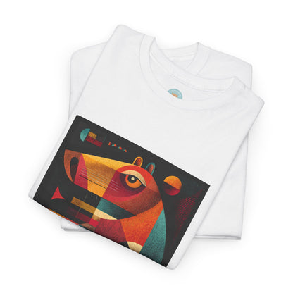 Capybastet Capybara T-Shirt – Goddess of Calm and Watchfulness Tee – Funny Mythical Animal Shirt – Chill Aesthetic Graphic Tee
