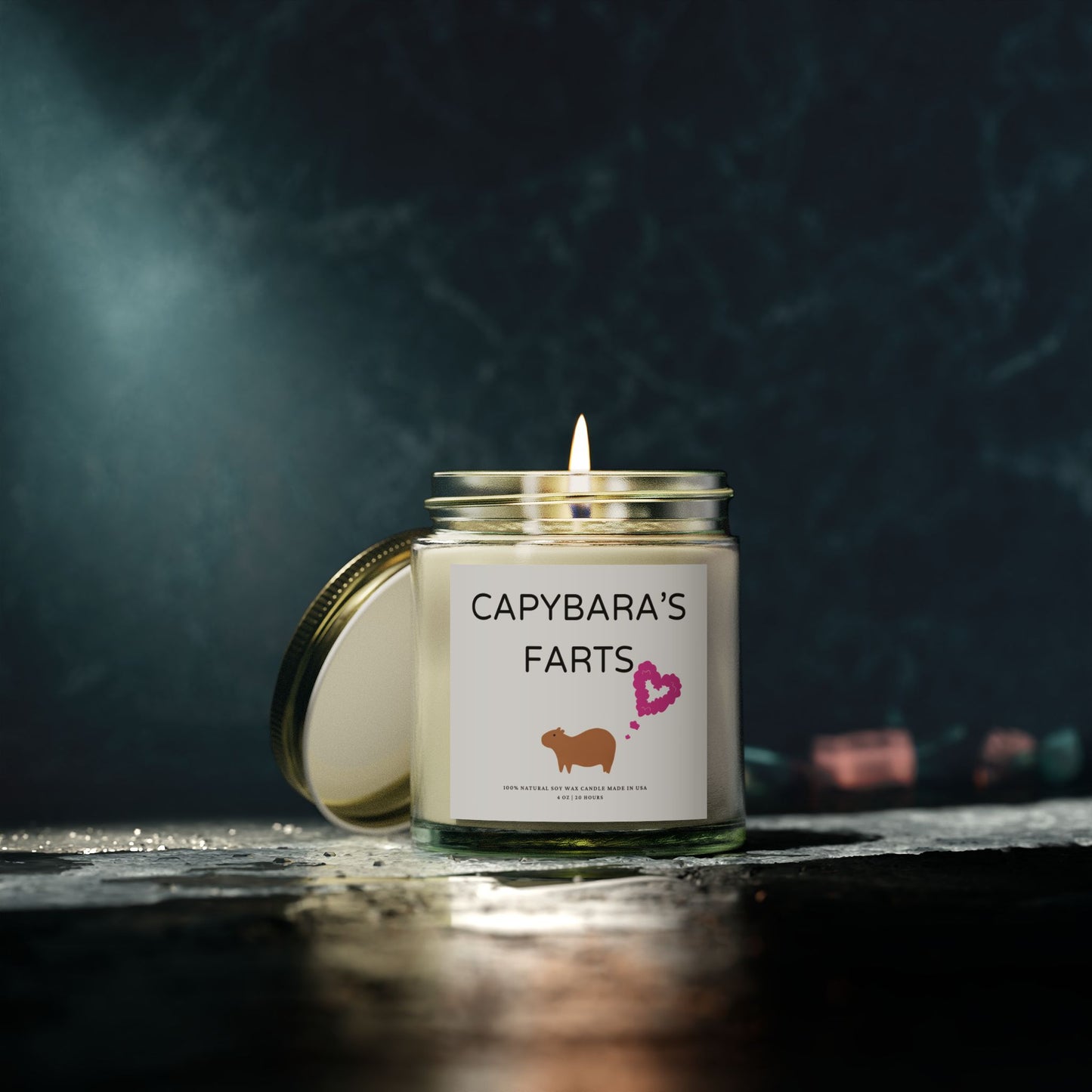 Funny Candle Gift Capybara's Farts (9 Scents)