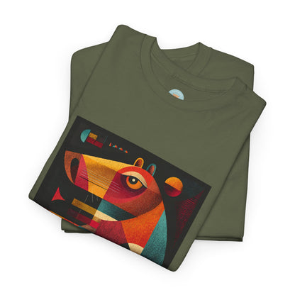 Capybastet Capybara T-Shirt – Goddess of Calm and Watchfulness Tee – Funny Mythical Animal Shirt – Chill Aesthetic Graphic Tee