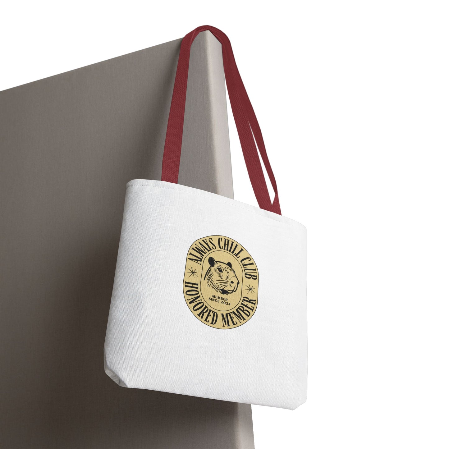 Capybara Tote Bag - Always Chill Club Honored Member Design