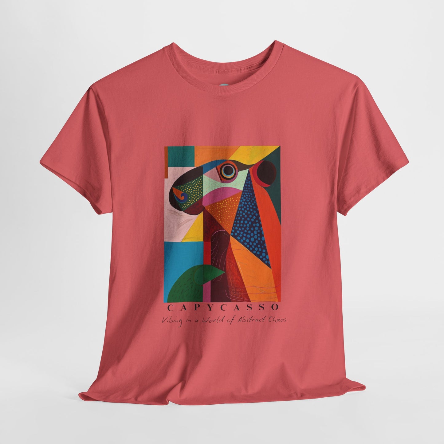 CAPYCASSO- Abstract Picasso Inspired Capybara T-shirt