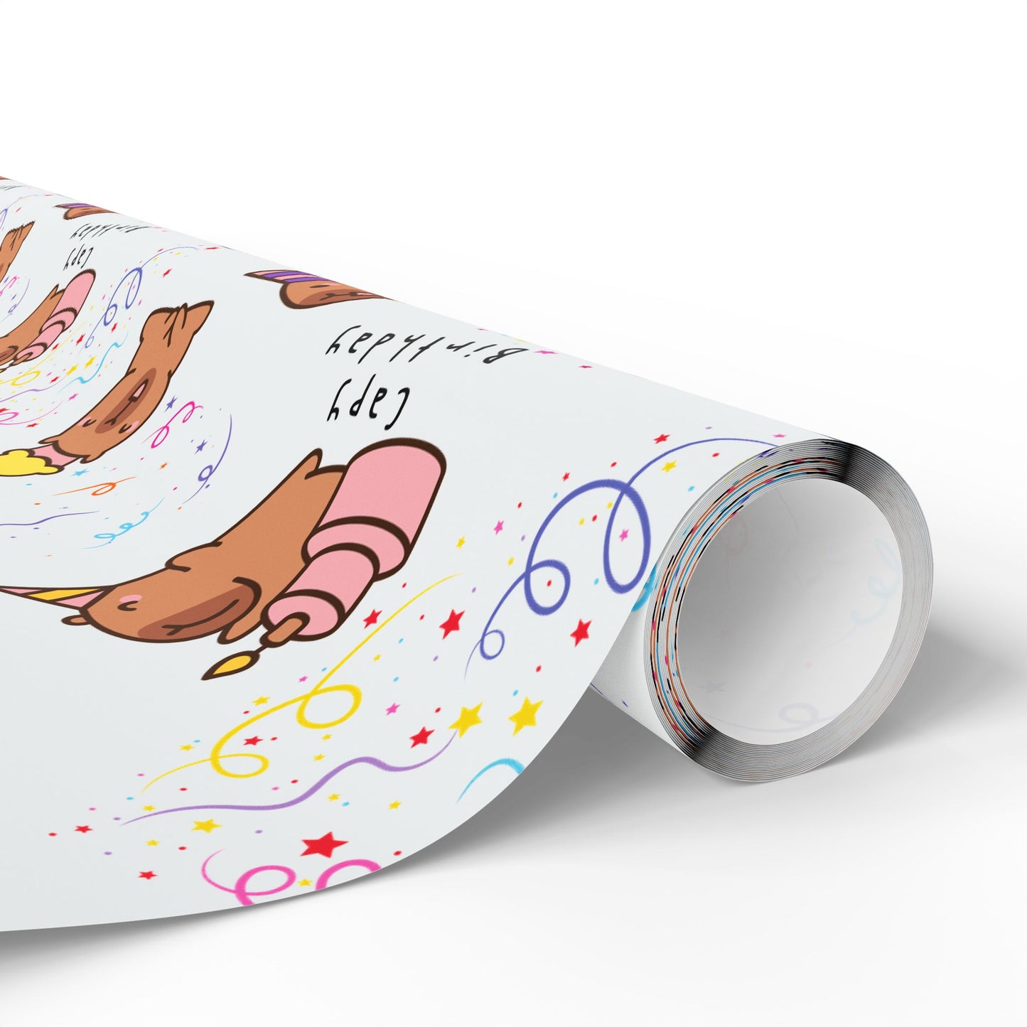 Capybara Birthday Gift Wrapping Paper