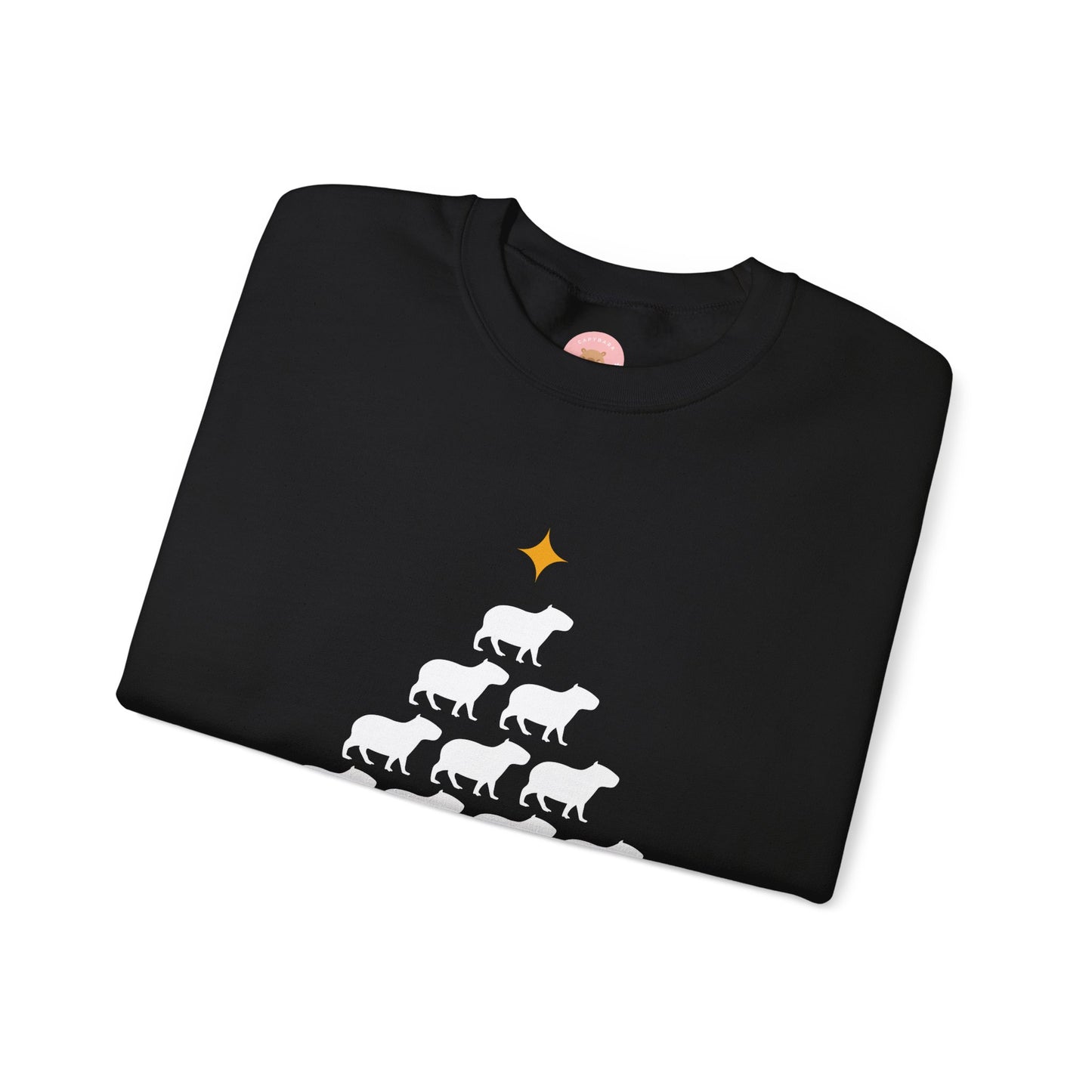 Crewneck Sweatshirt Capybara Christmas Cappy Christmas Funny