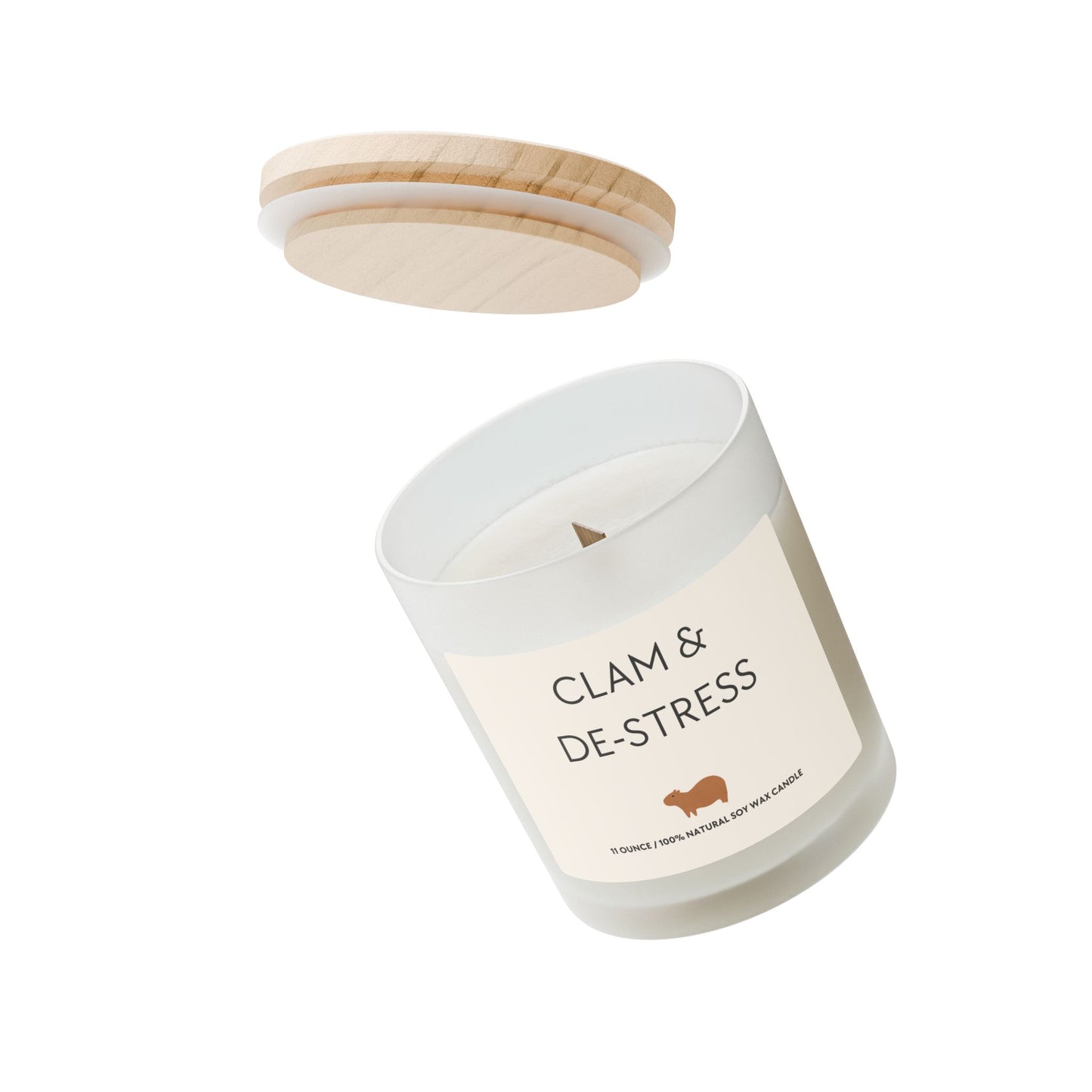 Clam & De-stress Capybara Frost Candle 11oz (9 Scents)