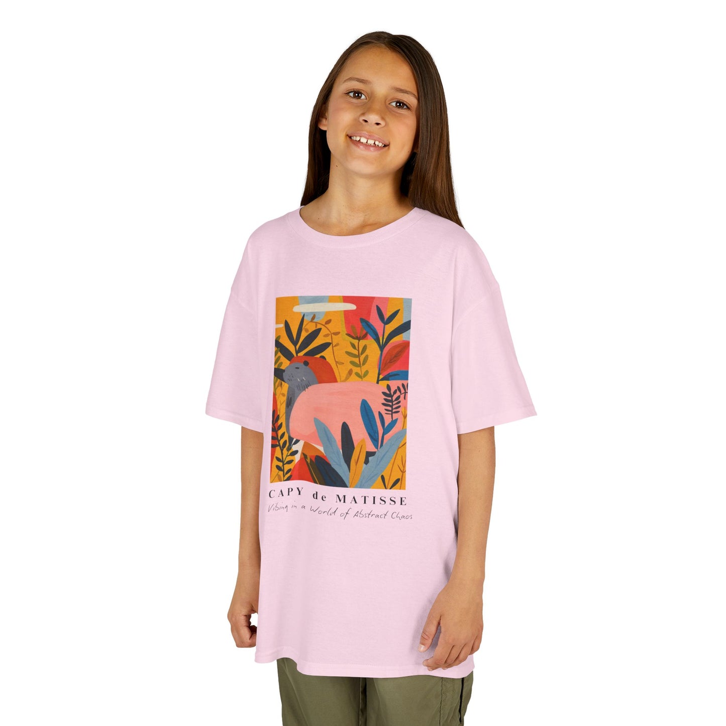CAPY de MATISSE II Capybara Kid T-shirt (Family matching outfit)