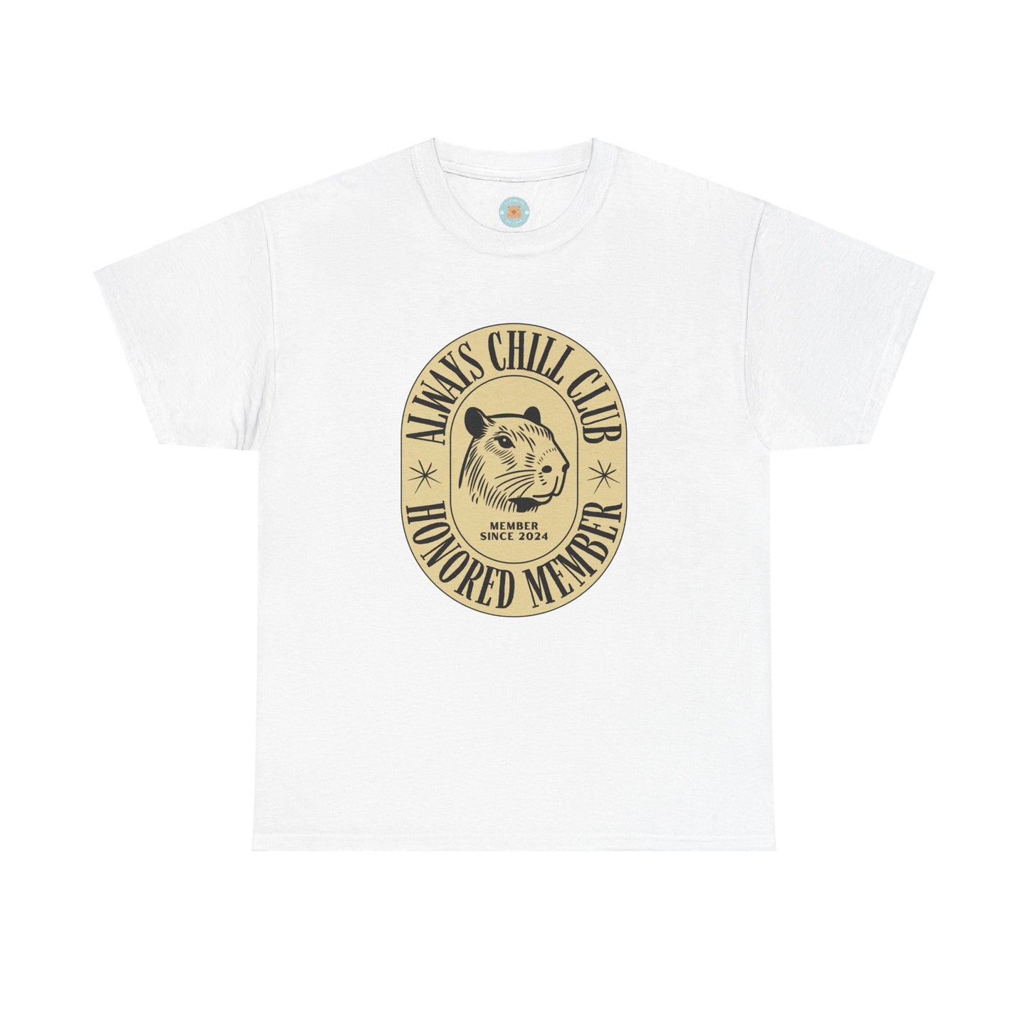 Capybara Chill Club Honored Member T-Shirt