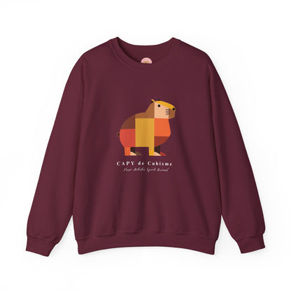 Capy de Cubisme  - Cubisme Style Capybara Sweatshirt