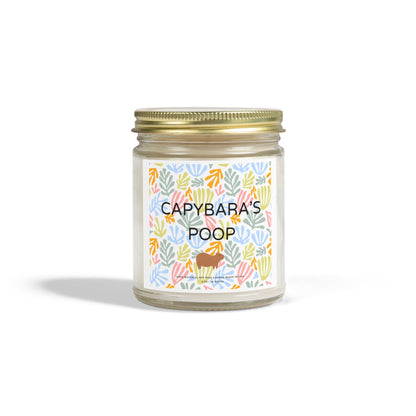 Funny Candle Gift Capybara's Poop in Matisse style (9 Scents)