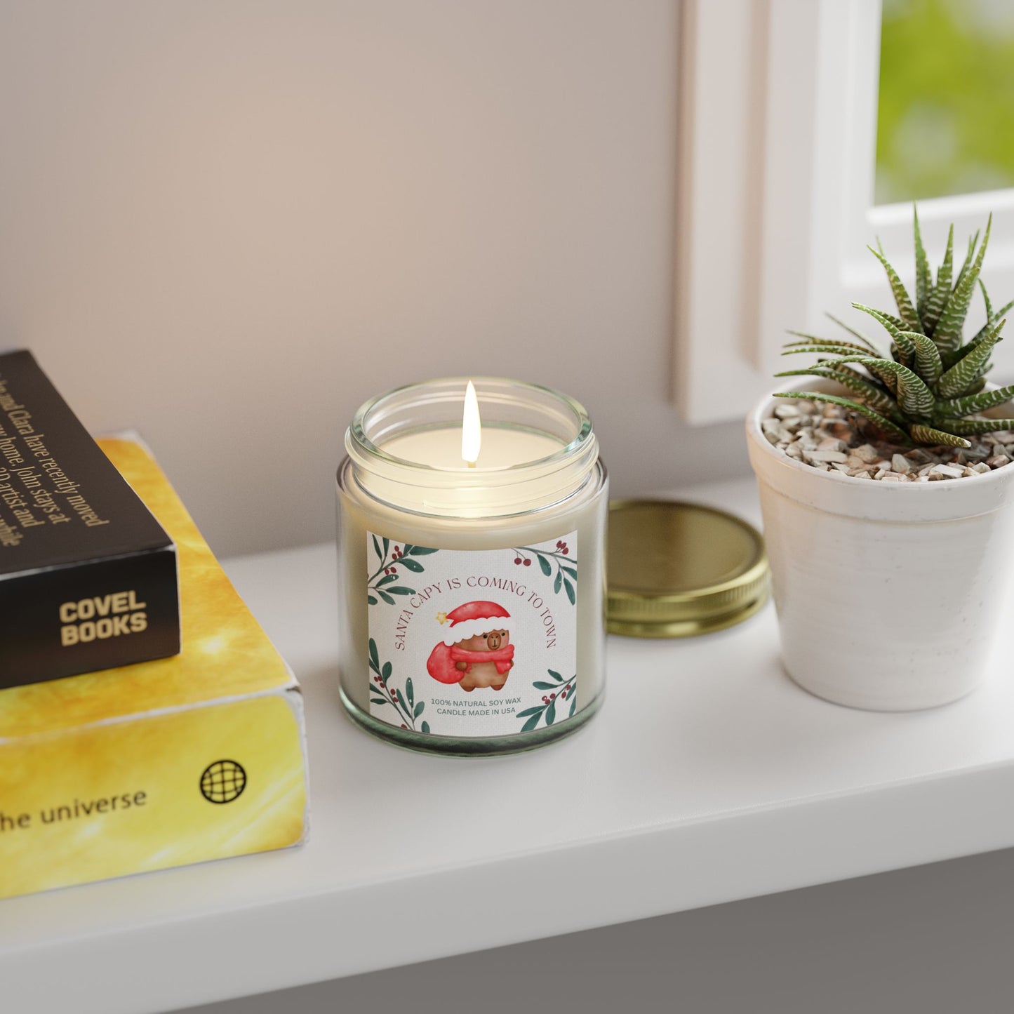 Santa Capy is Coming to Town Christmas Scented Candle