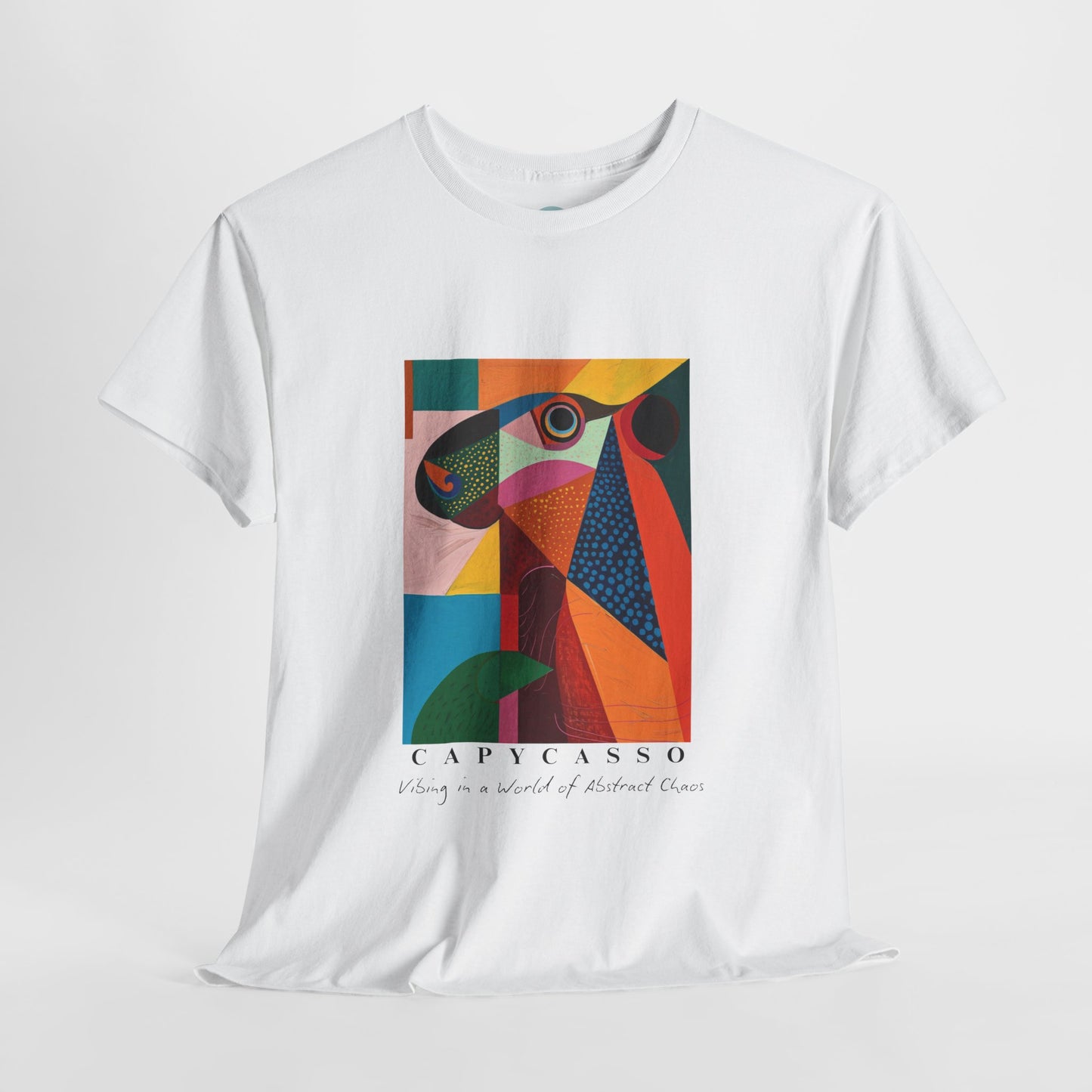 CAPYCASSO- Abstract Picasso Inspired Capybara T-shirt