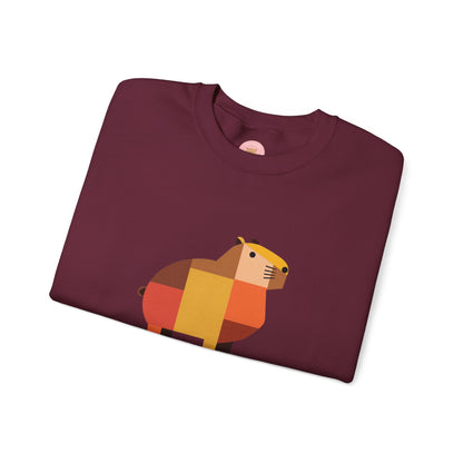 Capy de Cubisme  - Cubisme Style Capybara Sweatshirt
