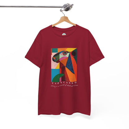 CAPYCASSO- Abstract Picasso Inspired Capybara T-shirt