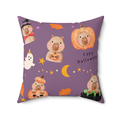 Capy Halloween Pillow, Stylish Decorative Cushion, Cozy Living Room Throw Pillow, Cute Cuddle Cushion, Whimsical Eye-catching Cushion