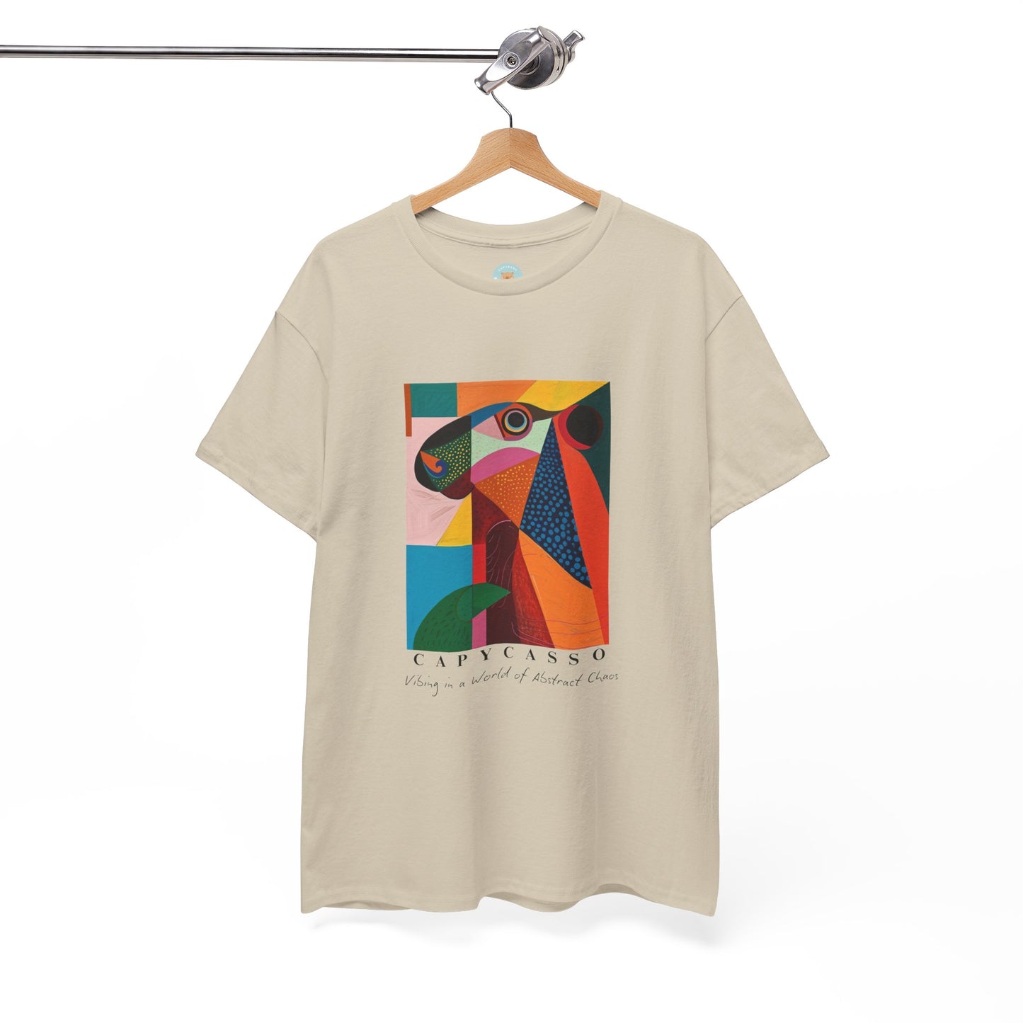 CAPYCASSO- Abstract Picasso Inspired Capybara T-shirt