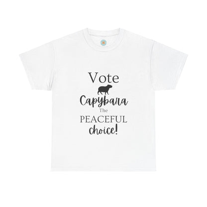 Vote Capybara the peaceful choice! - Unisex T-Shirt