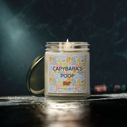 Funny Candle Gift Capybara's Poop in Matisse style (9 Scents)
