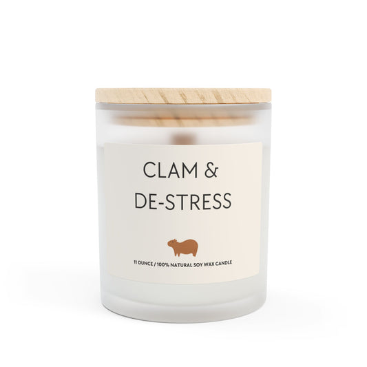 Clam & De-stress Capybara Frost Candle 11oz (9 Scents)