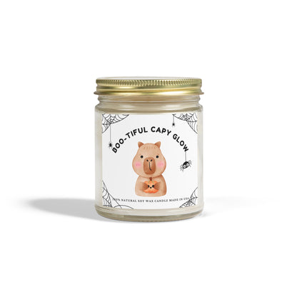 Boo-tiful Capy Glow Candle – Cute Halloween Capybara Scented Candle Gift