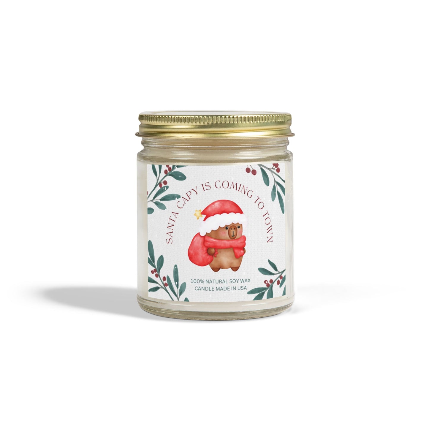 Santa Capy is Coming to Town Christmas Scented Candle