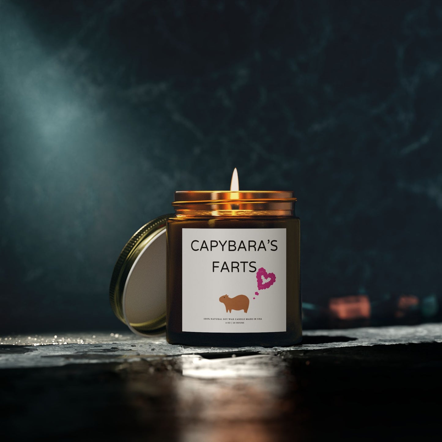 Funny Candle Gift Capybara's Farts (9 Scents)