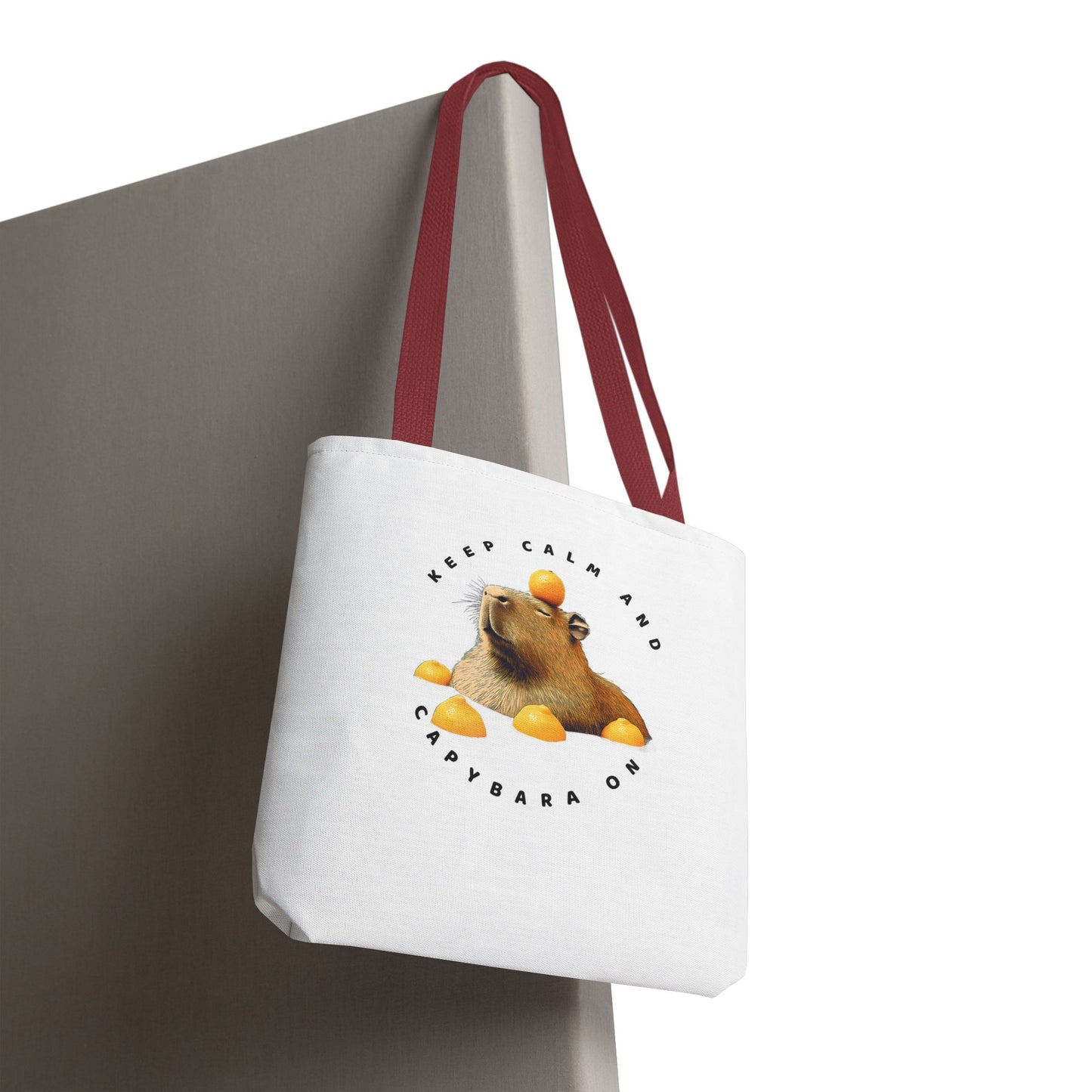 Capybara Tote Bag - Keep Calm and Capybara On