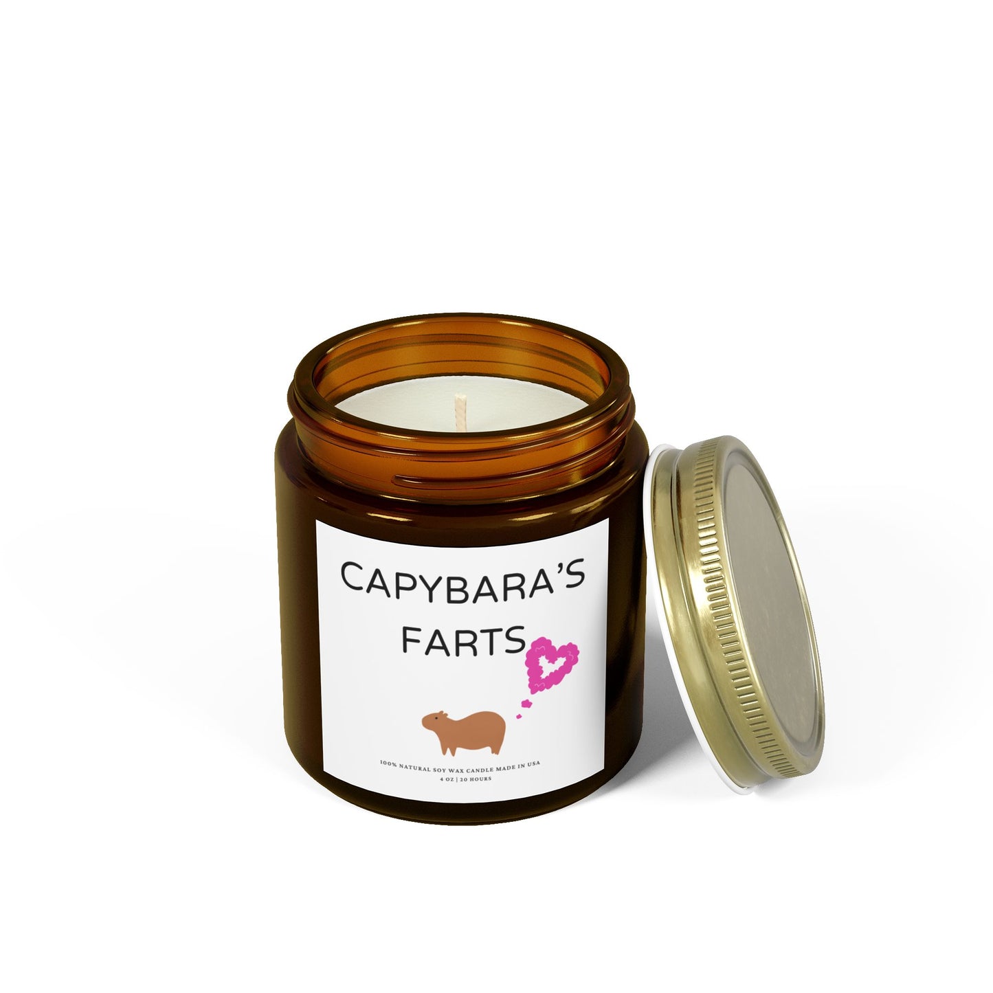 Funny Candle Gift Capybara's Farts (9 Scents)
