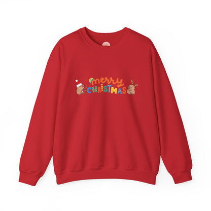 Merry Christmas Capybara Sweatshirt
