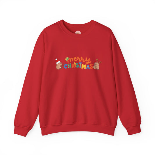 Merry Christmas Capybara Sweatshirt