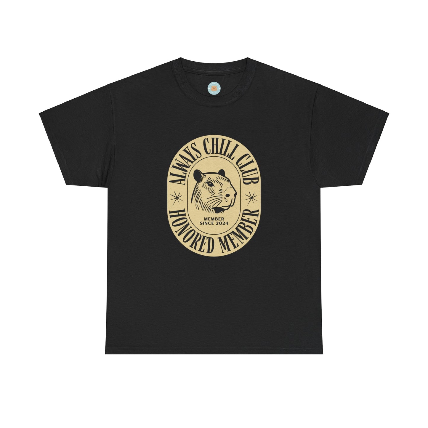 Capybara Chill Club Honored Member T-Shirt