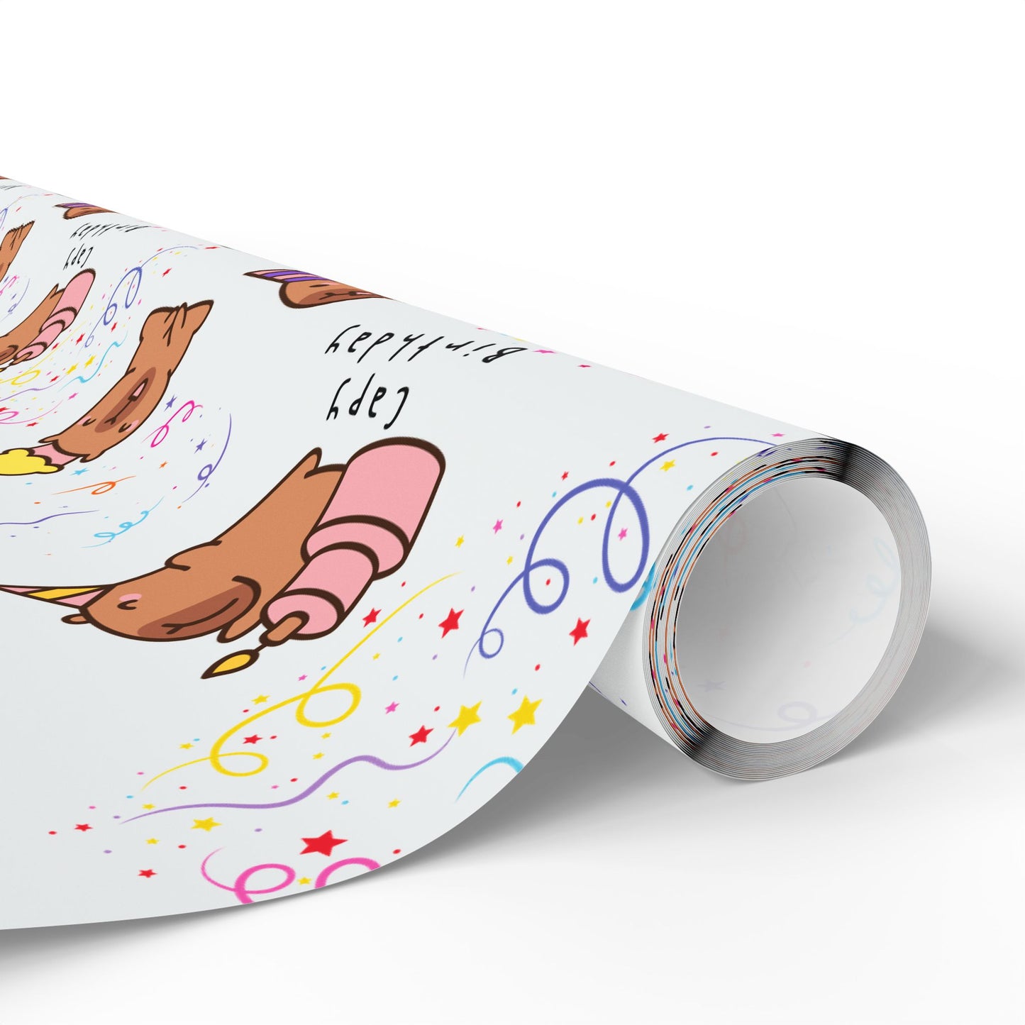 Capybara Birthday Gift Wrapping Paper
